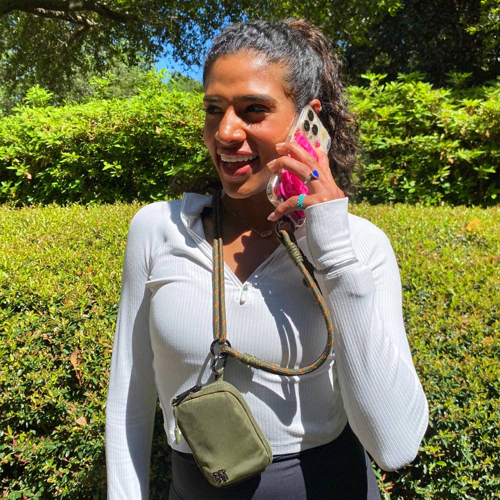 Active Crossbody w/RFID Pouch Twin Rope