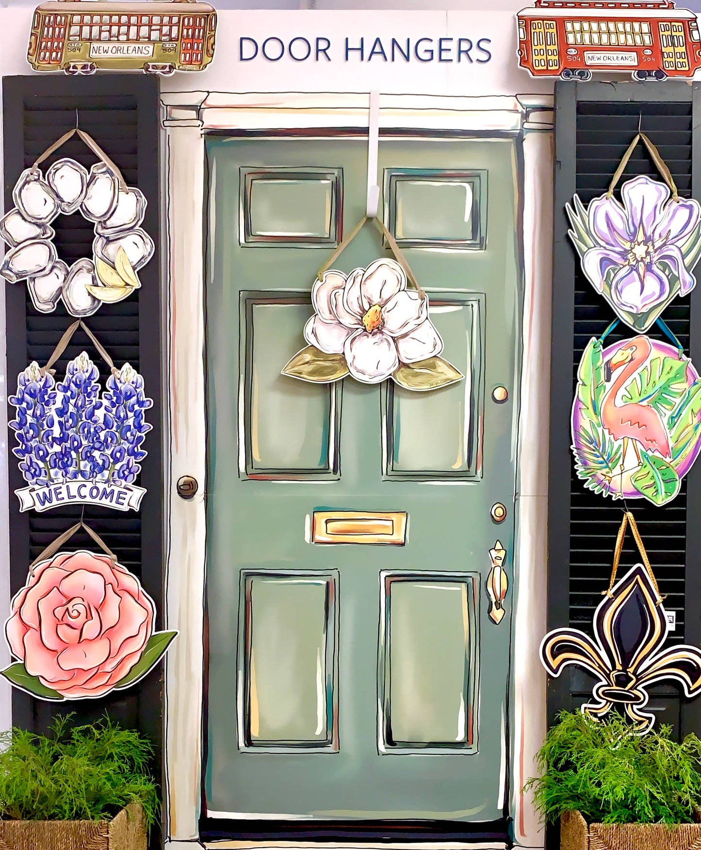 Christmas Tree Cake Door Hanger - Made In USA