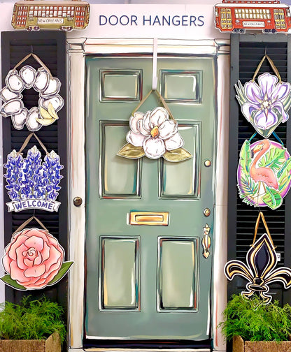 Christmas Tree Cake Door Hanger - Made In USA