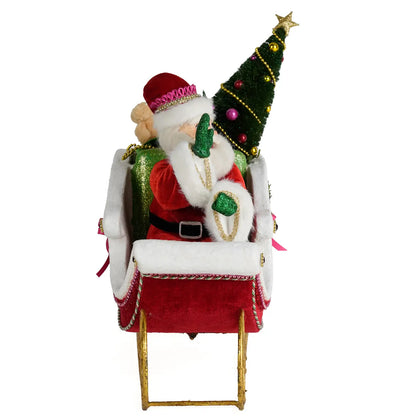 Papa Noel with Sleigh Tabletop by Katherine's Collection