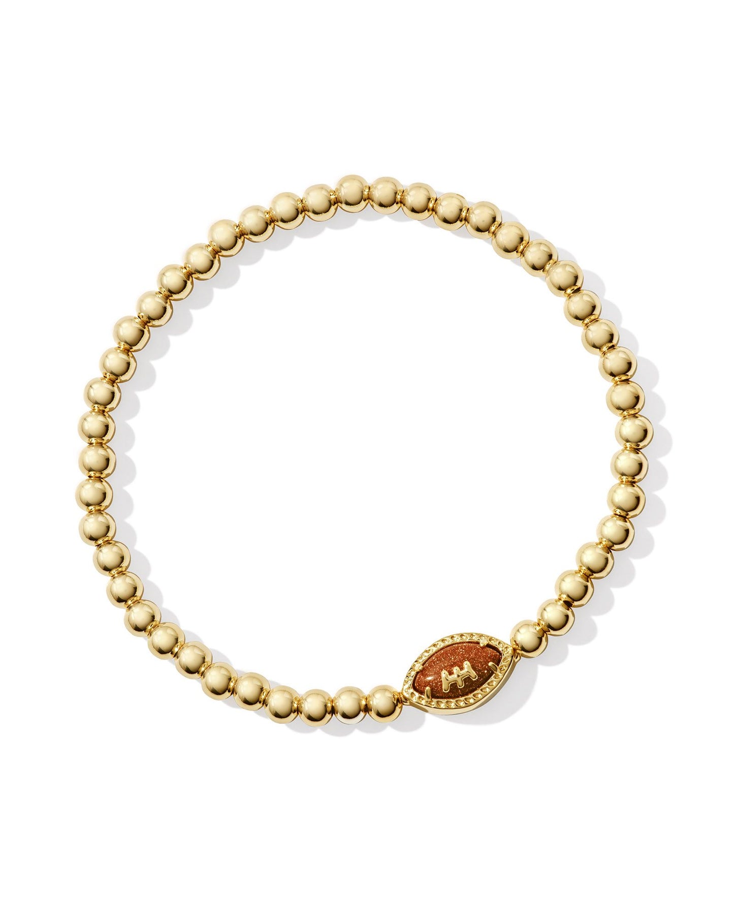 FOOTBALL STRETCH BRACELET Gold Kendra Scott