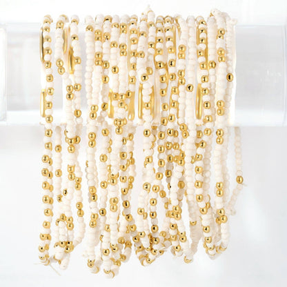 Stretch Seed Bead Solid Game Day Bracelets