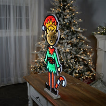 Load image into Gallery viewer, ELF W/CANDY CANE INFINITY LIGHT 29”H  Ekkolight