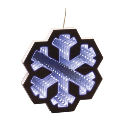 INFINITY LIGHT SNOWFLAKE GARLAND 68”L  Ekkolight