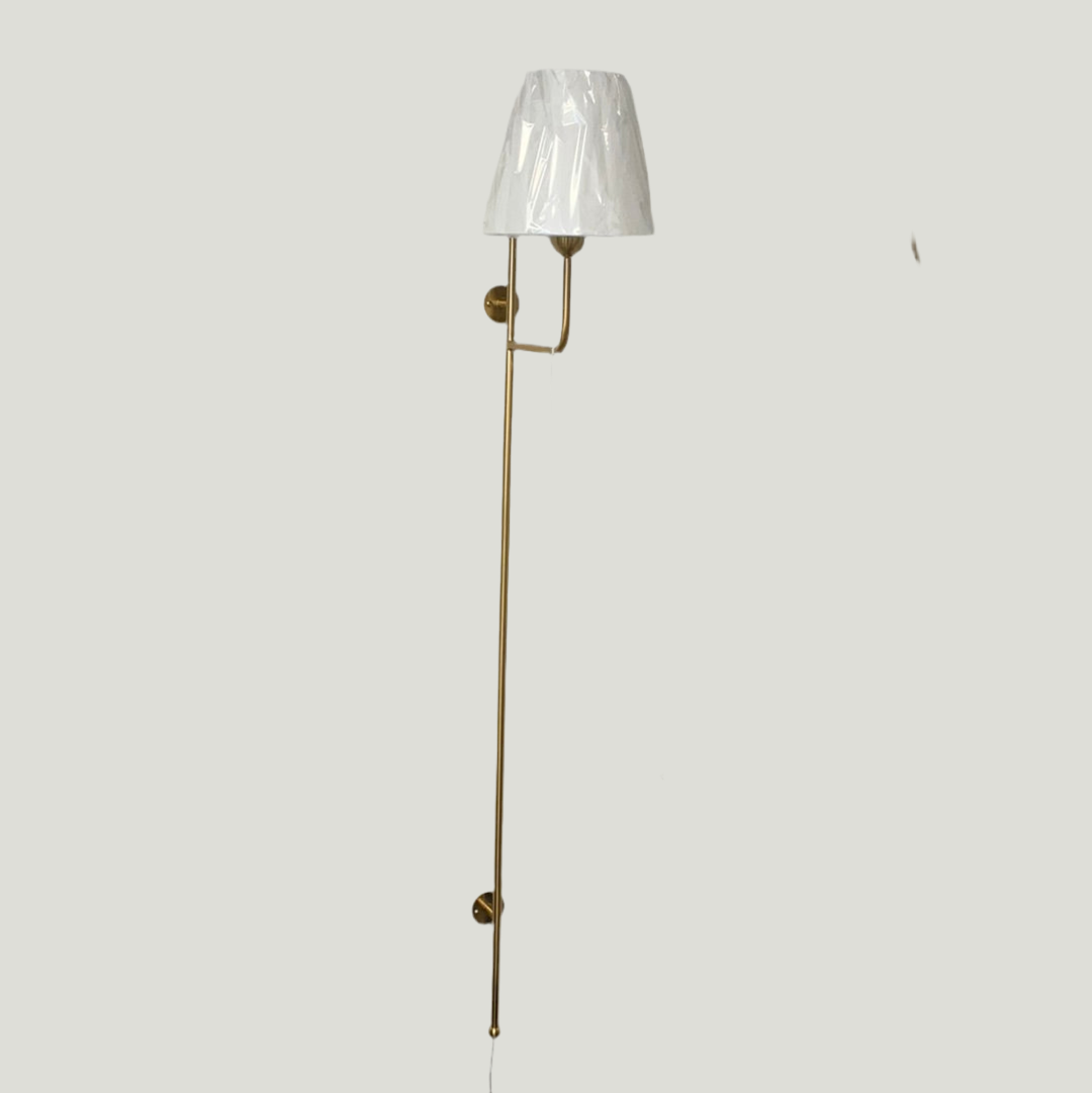 Case sconce - antique brass