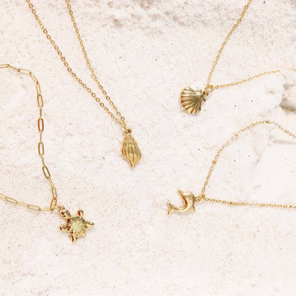18K Gold PVD Stainless Steel Sea Turtle Charm
