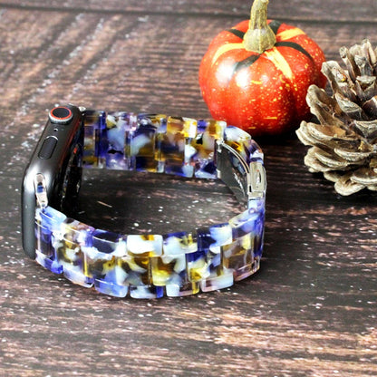 Resin Bracelet Light Weight Bands for Apple Watch: 38/40/41mm / Leopard