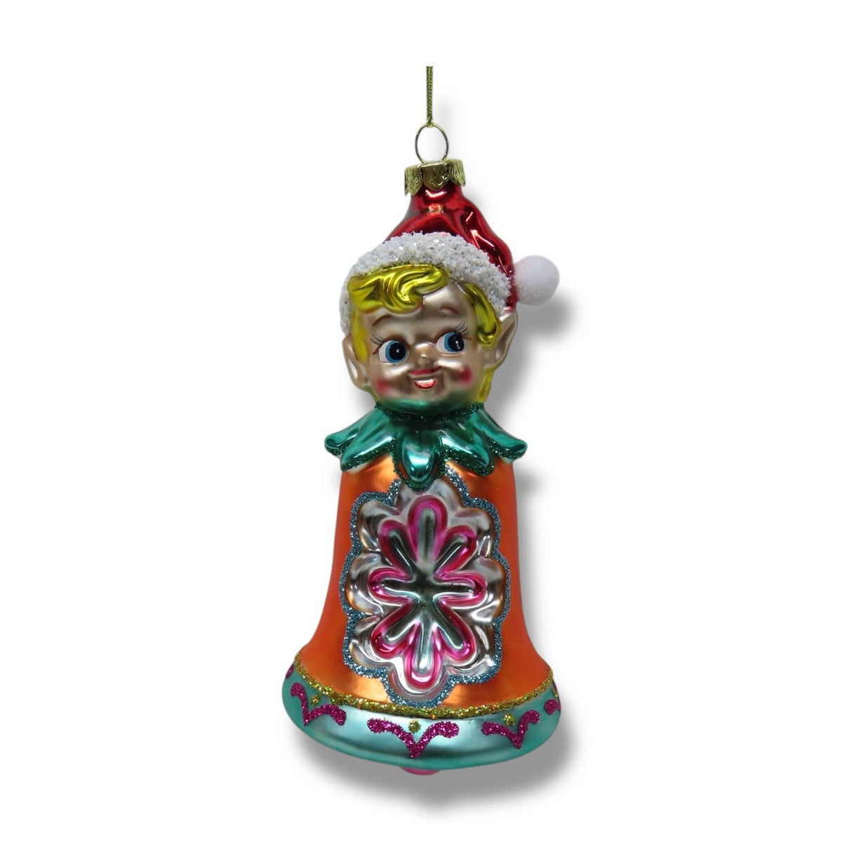 6in Elf Bell Orn Min/6