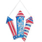 Patriotic Rocket PVC Door Hanger by The Round Top Collection