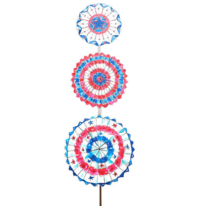 Patriotic Pinwheel Topiary by The Round Top Collection