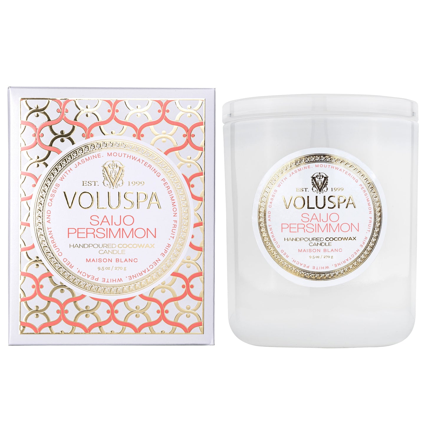 Voluspa Saijo Persimmon Classic Candle