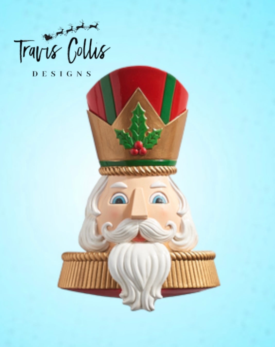 NUTCRACKER HEAD WALL ART 12"