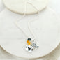 West Virginia Logo Cluster Convertible Necklace