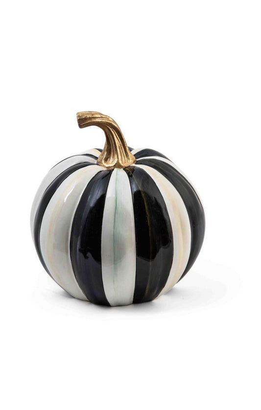 Mackenzie-Childs Courtly Stripe Glossy Small Pumpkin