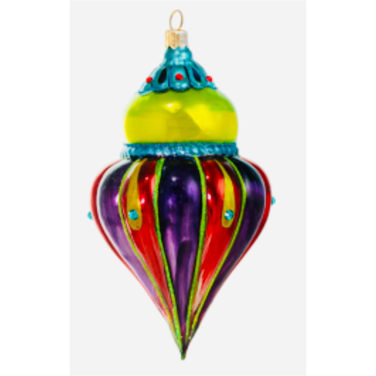 Colorful Fluted Drop -5.5"