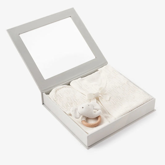 Take Me Home Layette Set Gift Box White