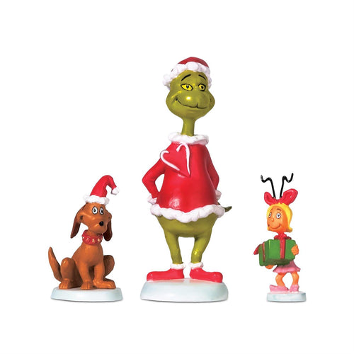 Grinch Max & Cindy-Lou Who Set of 3