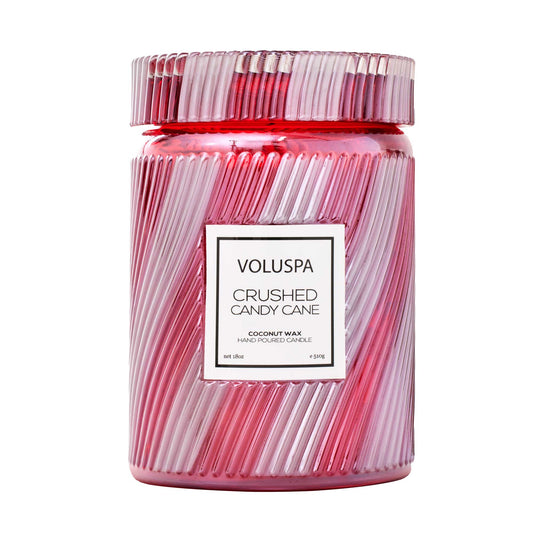 Crushed Candy Cane Large Jar Candle