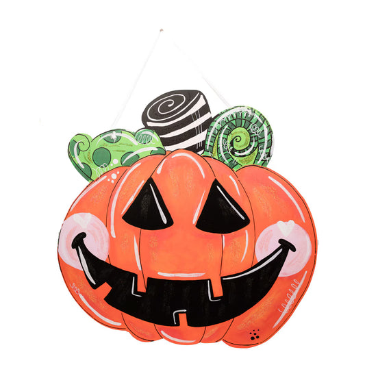 Jack O Lantern PVC Door Hanger