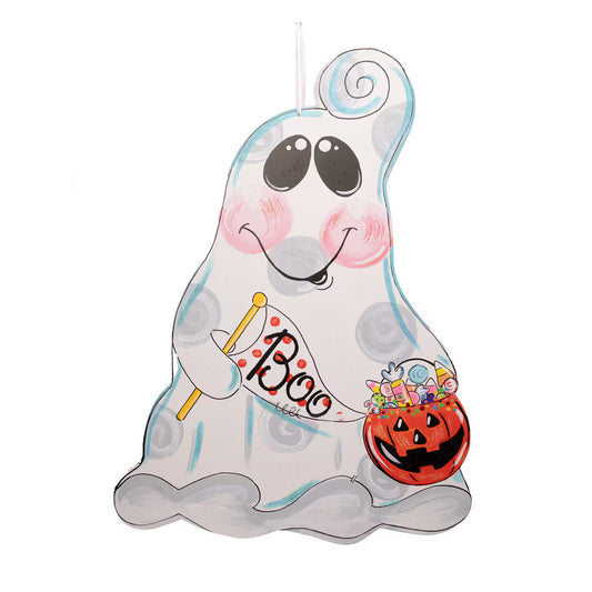 Boo Ghost PVC Door Hanger