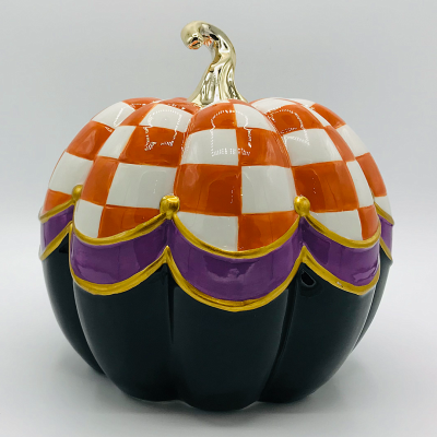 Festive Ceramic Pumpkin Large