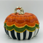 Festive Ceramic Pumpkin Medium