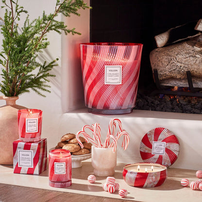 Crushed Candy Cane 3 Wick Tin Candle