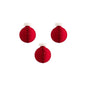 Small Classic Ornament Red - Set of 3