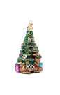 Holiday Forest Tree Glass Ornament