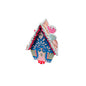 Rainbow Gingerbread House - 12" - Assortment of 3