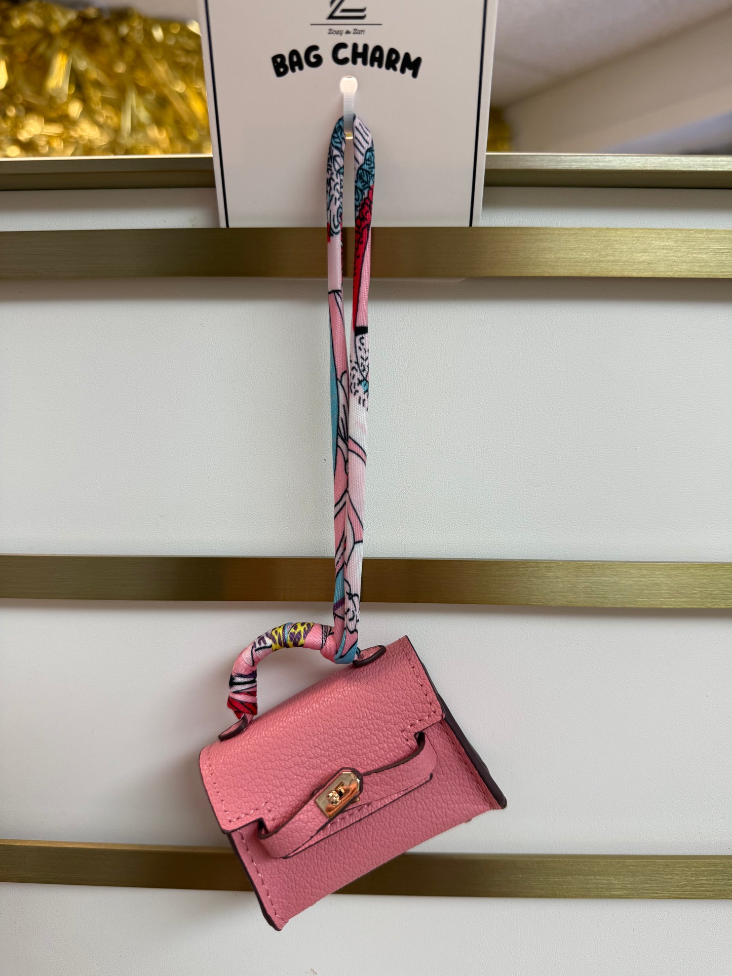 Birkin Handbag Bag Charm No Scarf