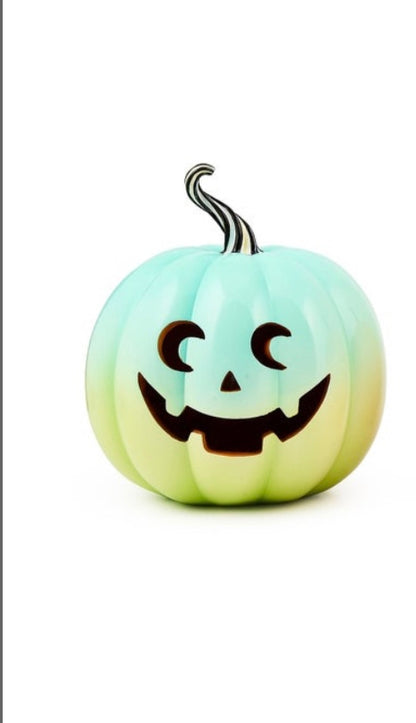 Mackenzie-Childs Trick or Treat Illuminated jack o' lanterns 3 assorted