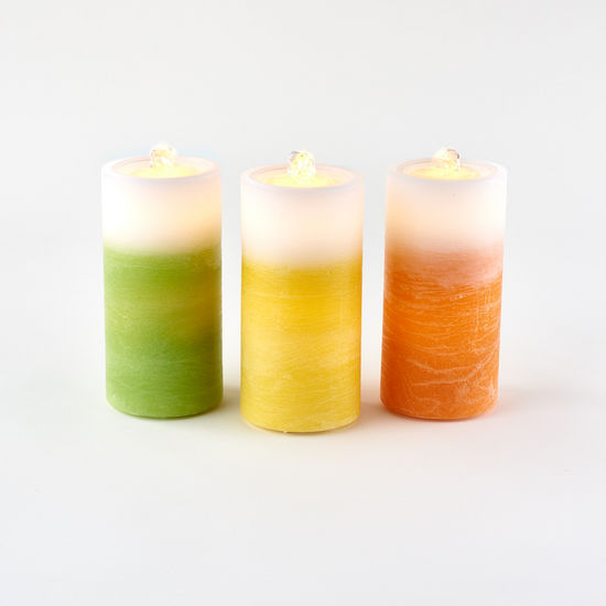 Citrus Ombre Water Wick Candle w/Remote