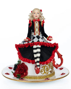 Katherine's Collection Alice on Teacup – Red