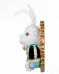 Katherine's Collection White Rabbit Door Knocker – Pastel
