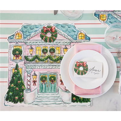 DIE-CUT HOLIDAY HOME PLACEMAT - 12 SHEETS