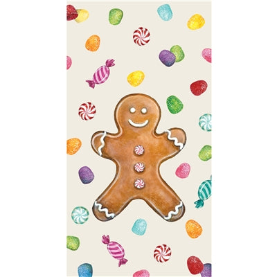 GINGERBREAD GUEST NAPKIN - PACK OF 16