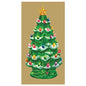 VINTAGE CHRISTMAS TREE GUEST NAPKIN - PACK OF 16