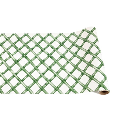 GREEN LATTICE RUNNER - 20" X 25'