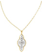 ABBIE LONG PENDANT NECKLACE GOLD - RHODIUM MIX