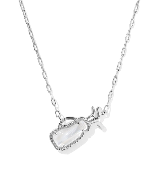 Kendra Scott Golf Necklace Silver