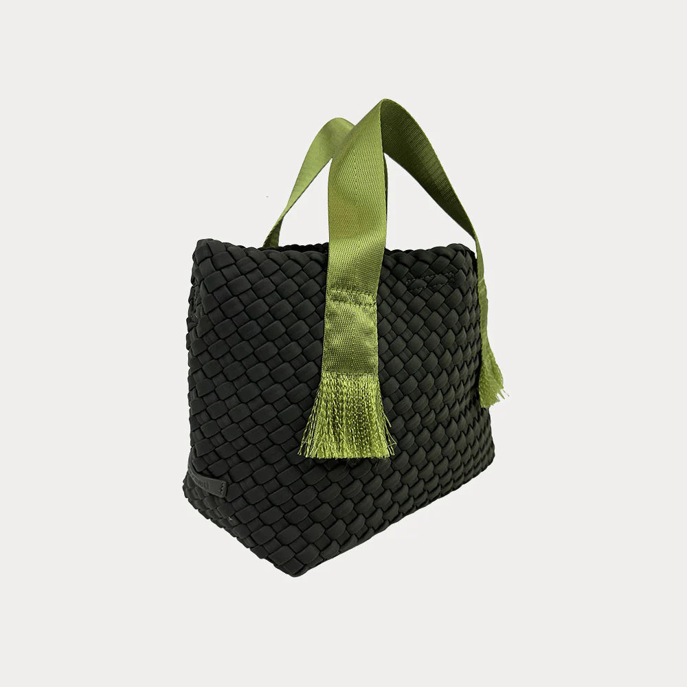 ah dorned Liberty Contrast Handled Woven Neoprene Tote - Army