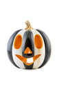 Mackenzie-Childs Courtly Stripe Illuminated Jack O' Lantern