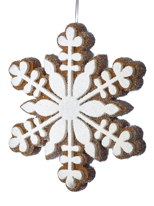GINGERBREAD SNOWFLAKE