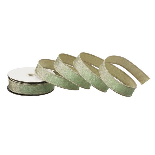 1"X10Y JAQUARD METALLIC RIBBON