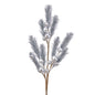 Silver Retro Tinsel Ball with Spray