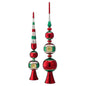 29.5-33" GLASS REFLECTOR TABLE FINIAL SET/2
