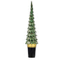 17" RESIN SLIM TANNENBAUM TREE