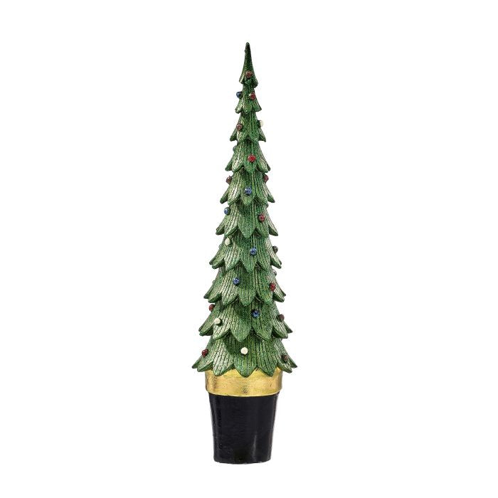 13" RESIN SLIM TANNENBAUM TREE