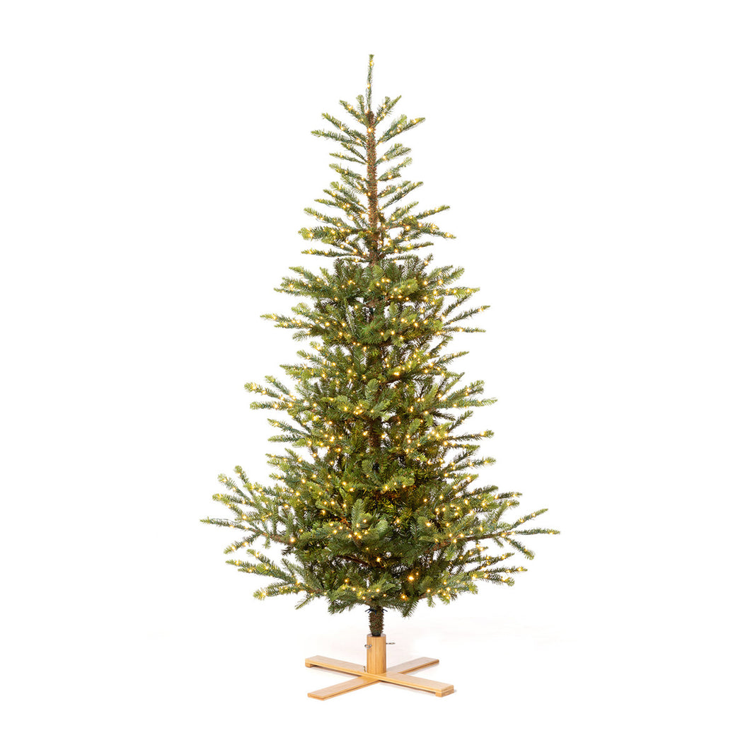 Great Northern Spruce Christmas Tree - 7.5' - Warm White LED Lights